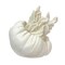 Jellyfish Table Lamp Matte White Resin Coastal Accent Light 10 in Tall